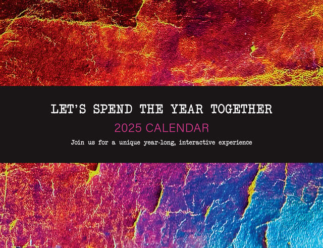 Let's Spend The Year Together 2025 Calendar